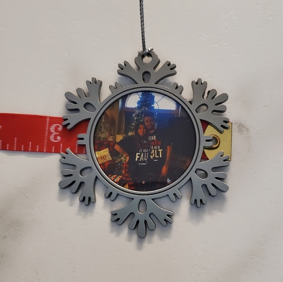 Metal Snowflake Christmas Ornament Custom Made - Picture 5 of 11